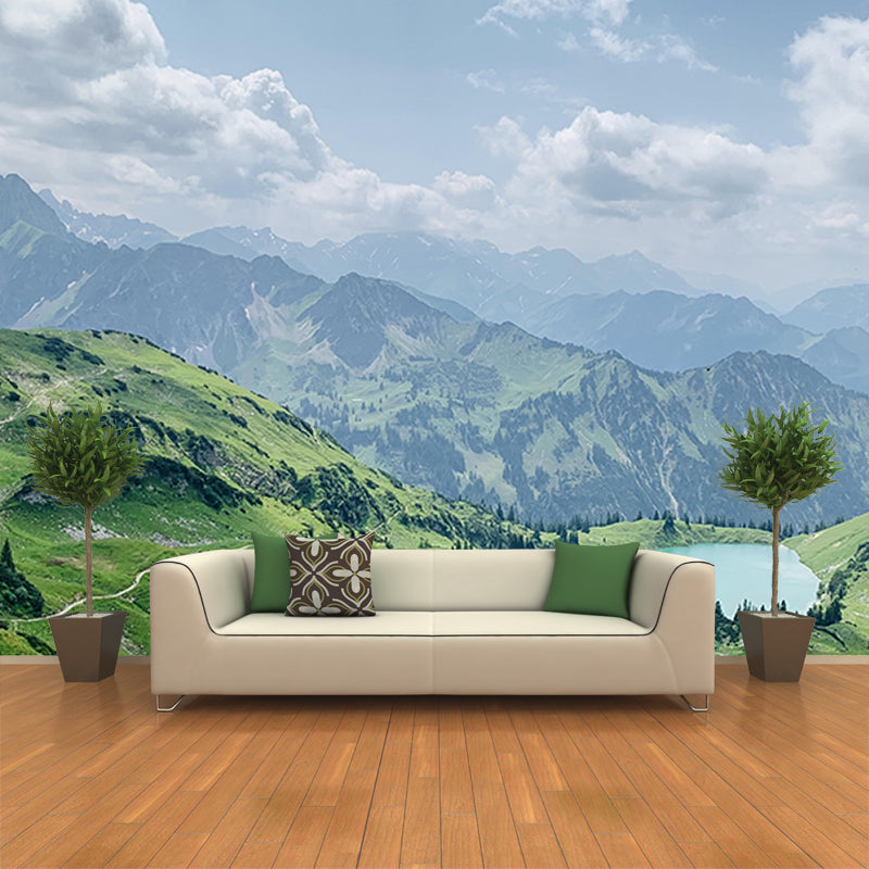 Decorative Photography Wallpaper Mountain Living Room Wall Mural