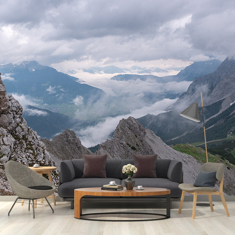 Mountain Wall Mural Photography Sitting Room Mural Wallpaper