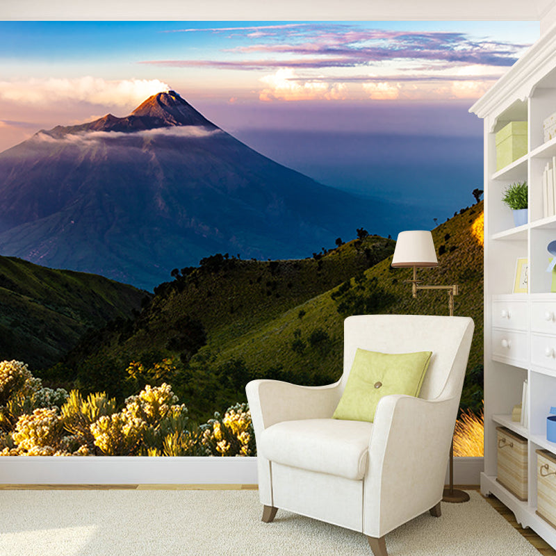 Decorative Photography Mural Wallpaper Mountain Living Room Wall Mual