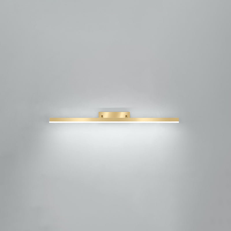 Gold Vanity Wall Light Simple Modern LED Wall Lamp for Bathroom