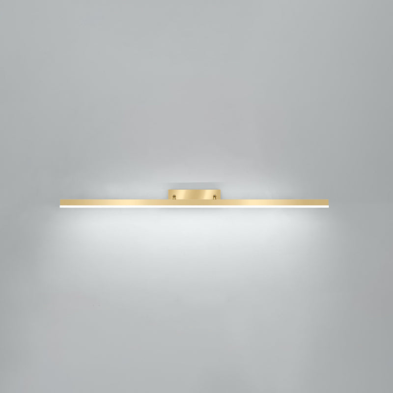 Gold Vanity Wall Light Simple Modern LED Wall Lamp for Bathroom