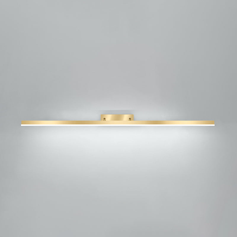 Gold Vanity Wall Light Simple Modern LED Wall Lamp for Bathroom