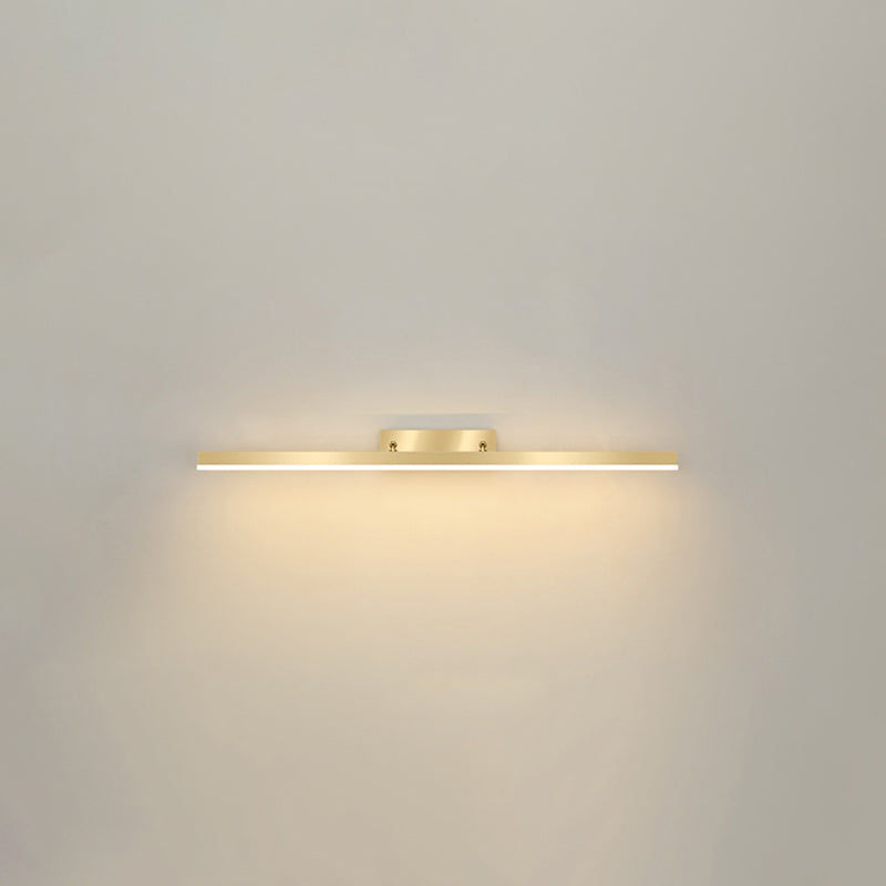 Gold Vanity Wall Light Simple Modern LED Wall Lamp for Bathroom