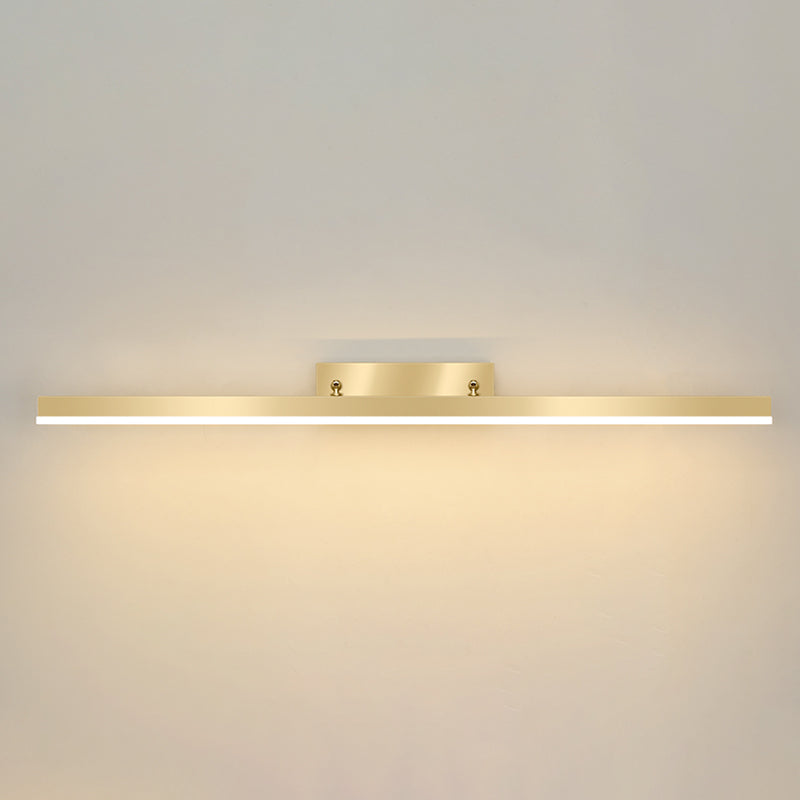 Gold Vanity Wall Light Simple Modern LED Wall Lamp for Bathroom