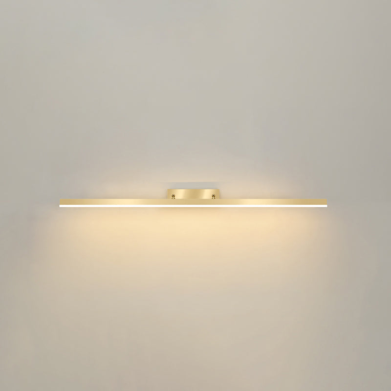 Gold Vanity Wall Light Simple Modern LED Wall Lamp for Bathroom