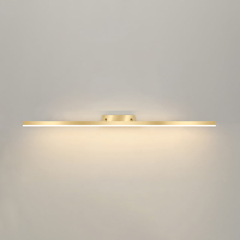 Gold Vanity Wall Light Simple Modern LED Wall Lamp for Bathroom