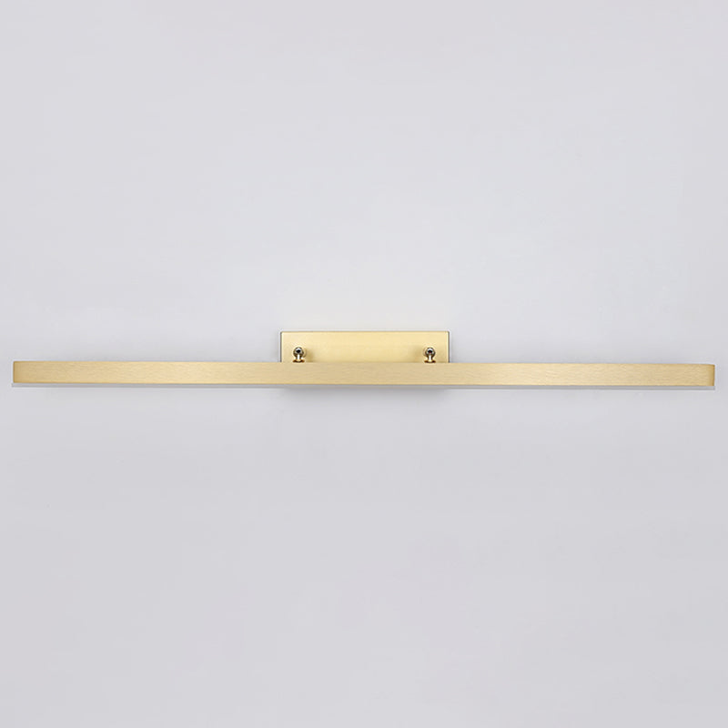 Gold Vanity Wall Light Simple Modern LED Wall Lamp for Bathroom