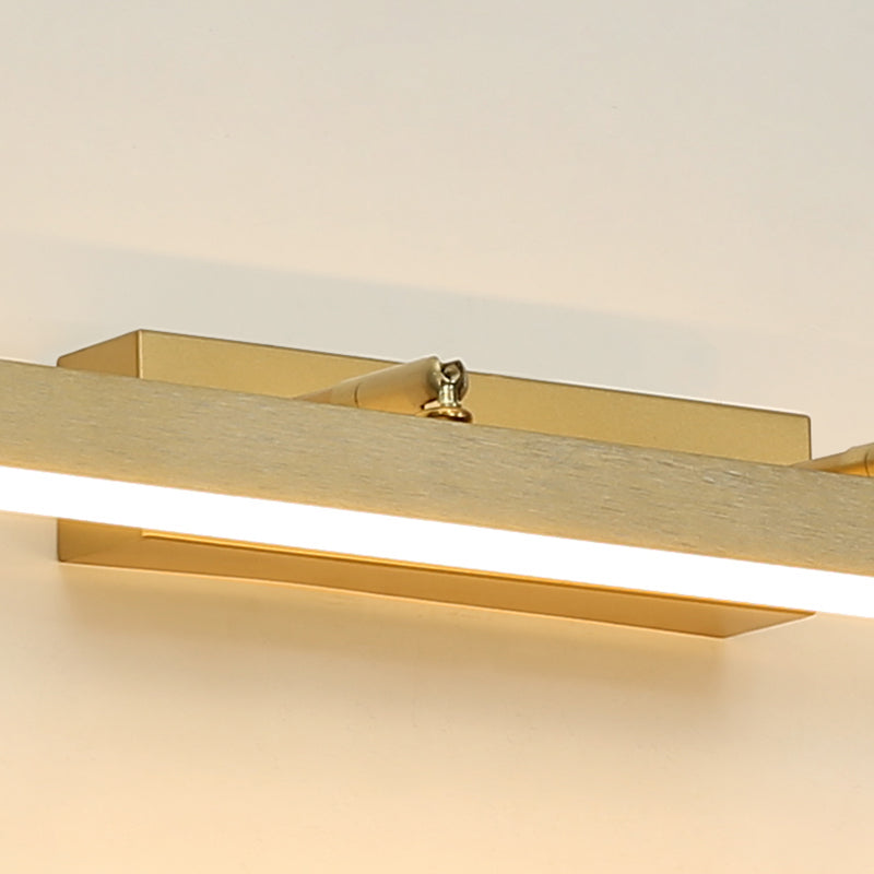 Gold Vanity Wall Light Simple Modern LED Wall Lamp for Bathroom