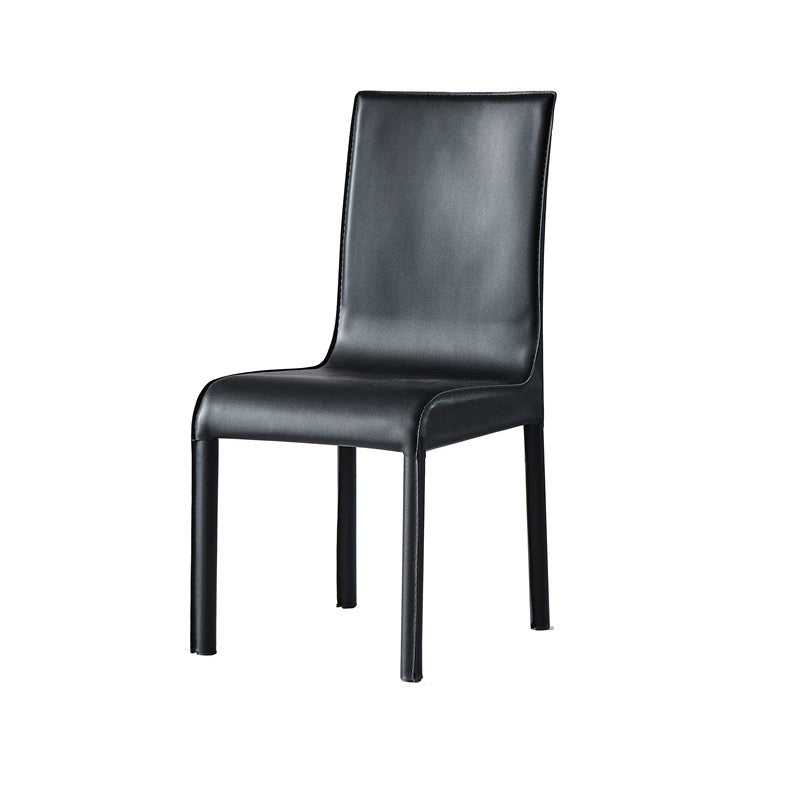 Modern Style Faux Leather Dining Side Chairs Metal Dining Chair for Restaurant Use