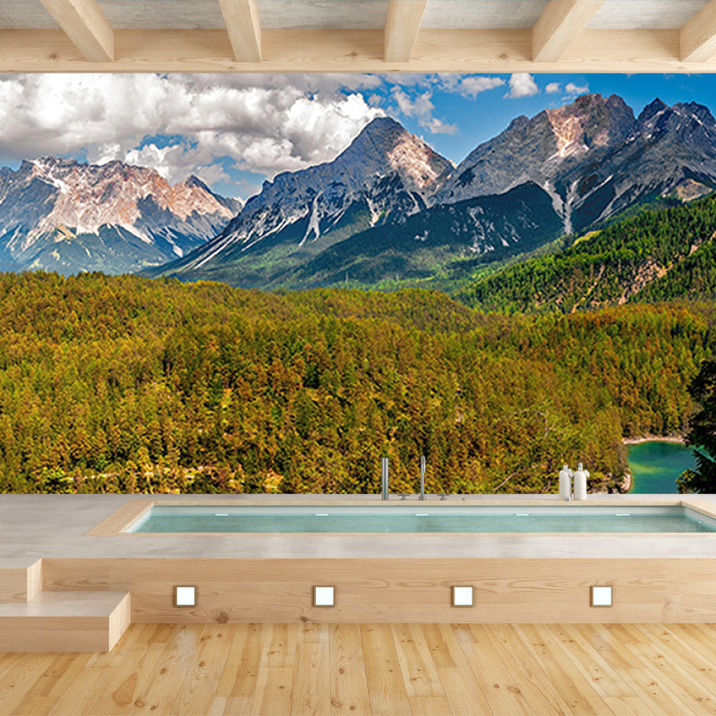 Mountains Photography Wall Mural Drawing Room Mural Wallpaper