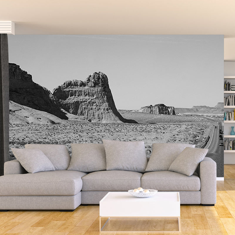 Highway Decorative Photography Wall Mural Sitting Room Wallpaper