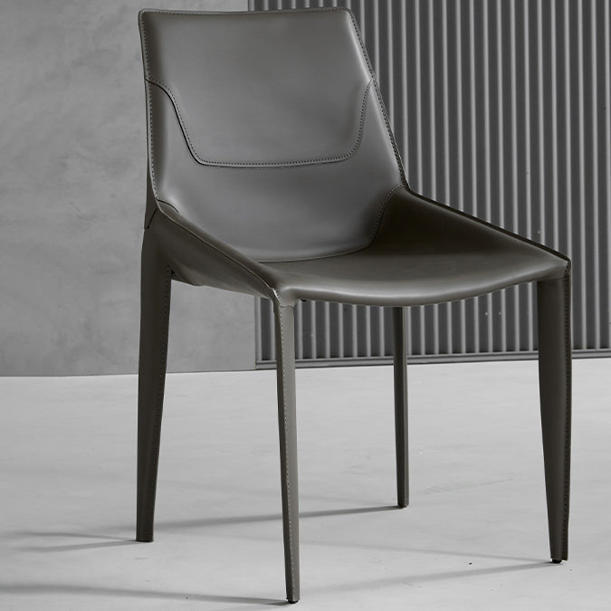 Contemporary Chairs Armless Chair for Kitchen with Metal Legs