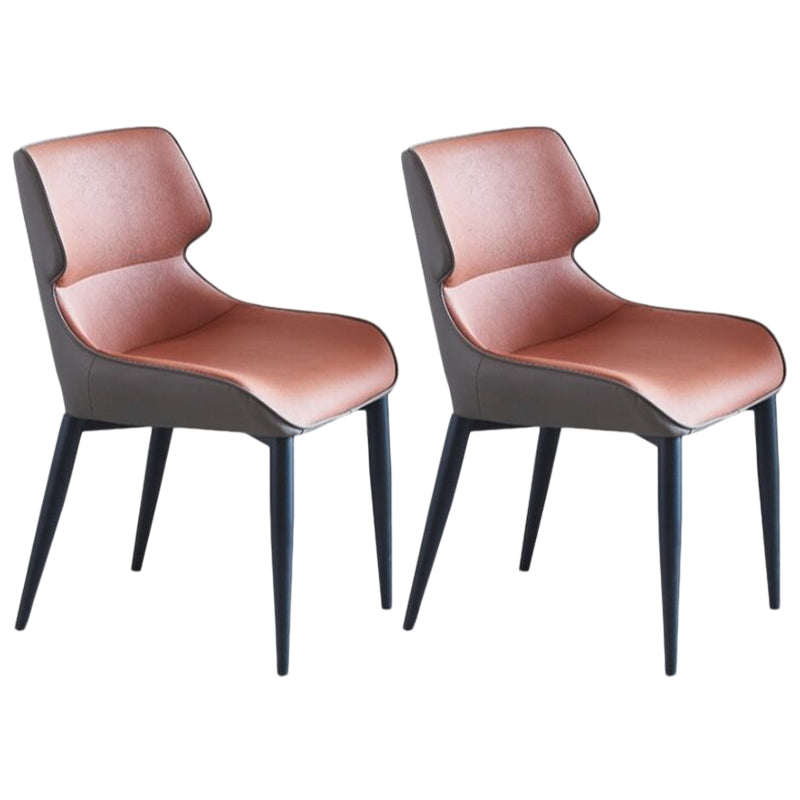 Contemporary Style Chair Arm Chairs for Kitchen with Metal Legs