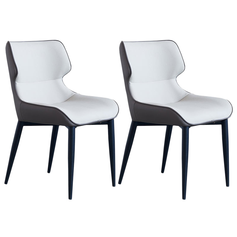 Contemporary Style Chair Arm Chairs for Kitchen with Metal Legs