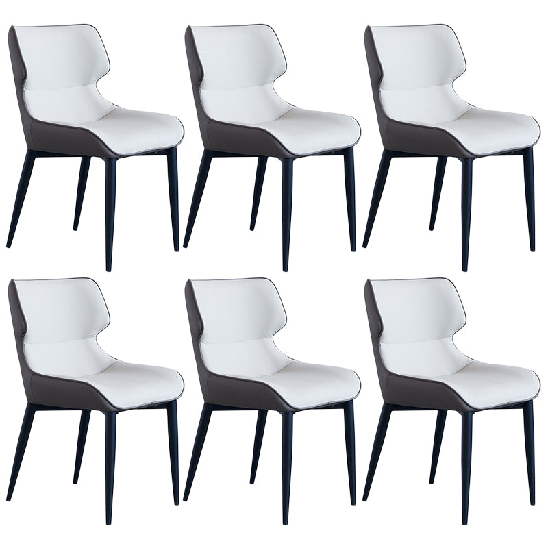 Contemporary Style Chair Arm Chairs for Kitchen with Metal Legs