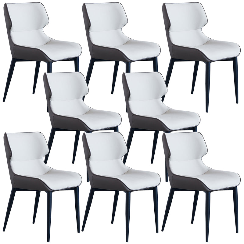 Contemporary Style Chair Arm Chairs for Kitchen with Metal Legs