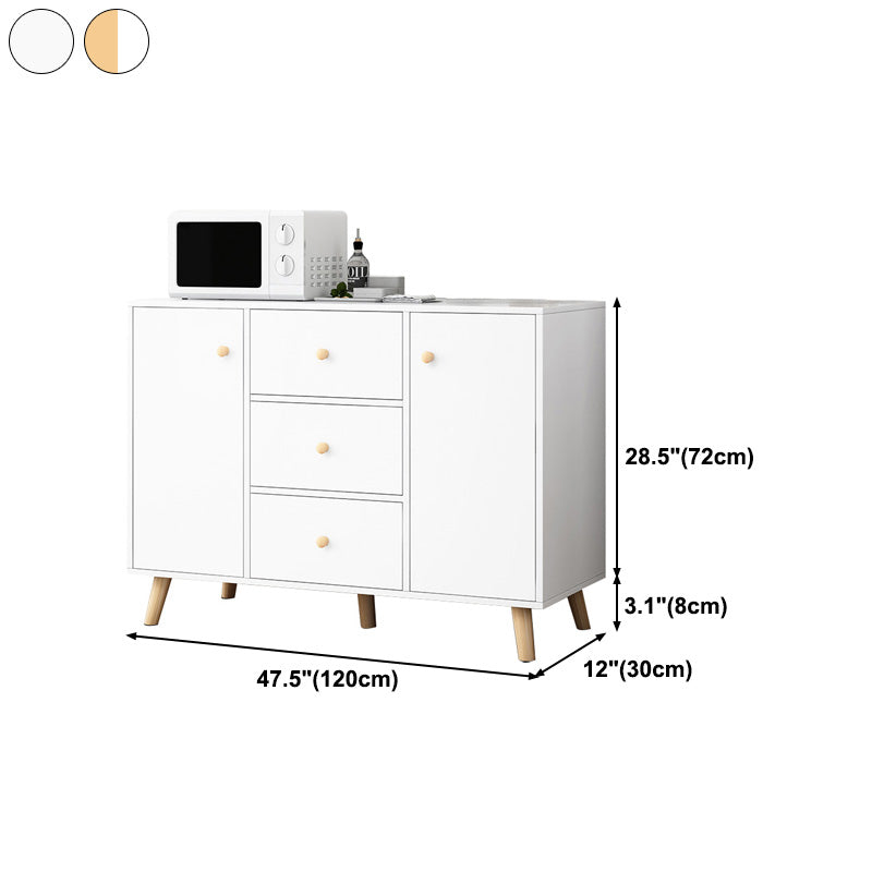 Manufactured Wood Dining Server Living Room Server with Door and Drawer