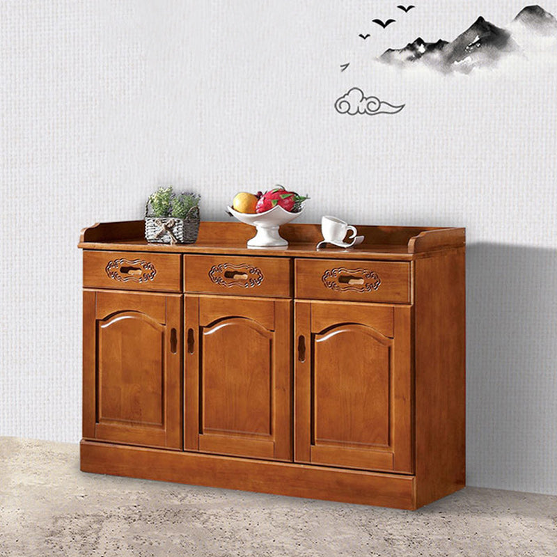 Modern Style Solid Wood Sideboard Table Kitchen Sideboard with Door