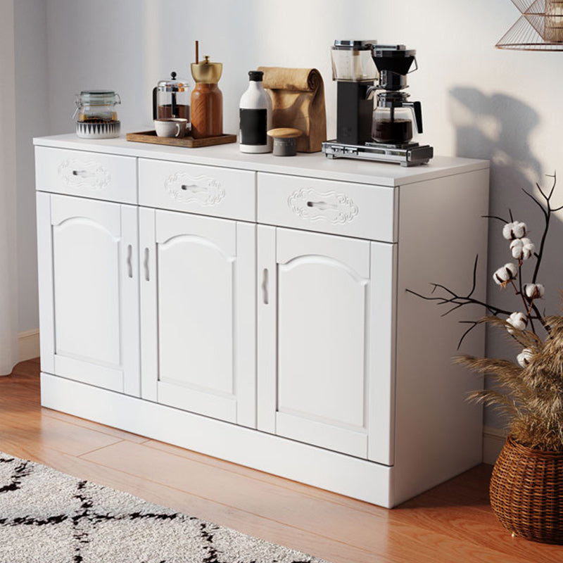 Modern Style Solid Wood Sideboard Table Kitchen Sideboard with Door