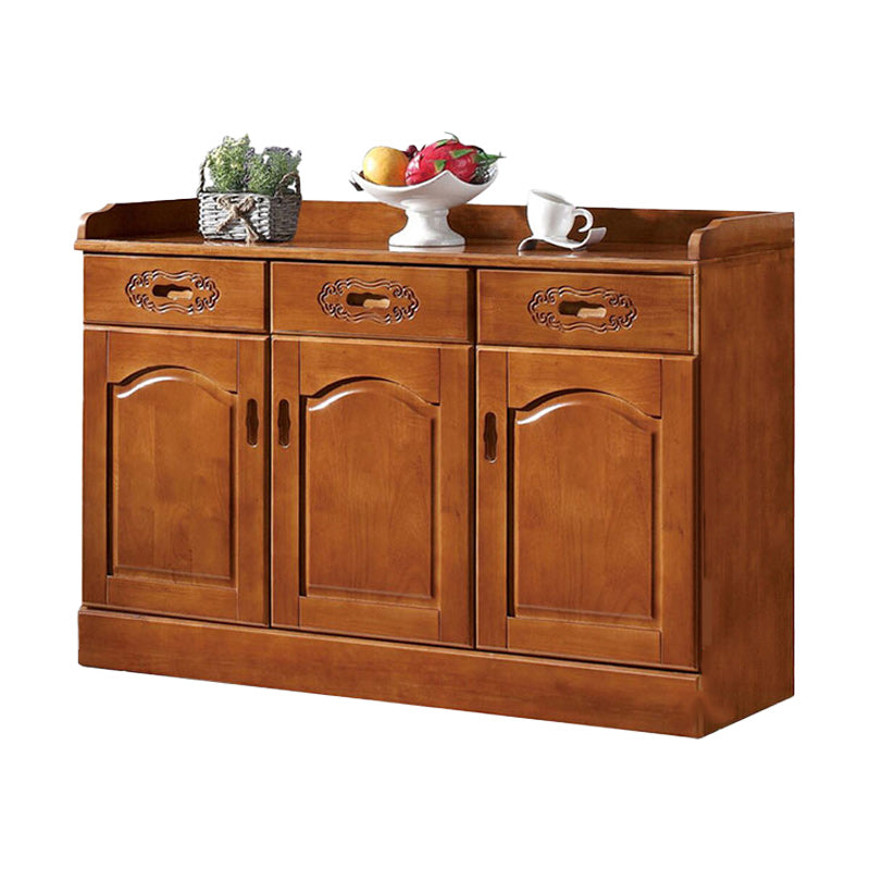 Modern Style Solid Wood Sideboard Table Kitchen Sideboard with Door