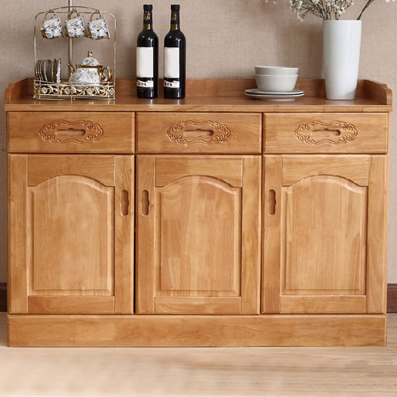 Modern Style Solid Wood Sideboard Table Kitchen Sideboard with Door