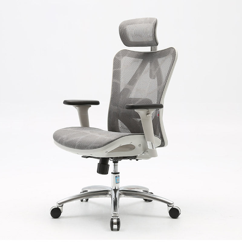 Swivel Adjustable Arms Executive Chair Modern Adjustable Seat Height Chair