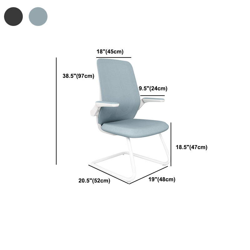 Adjustable Arms Office Chair Contemporary Mesh Back Task Chair