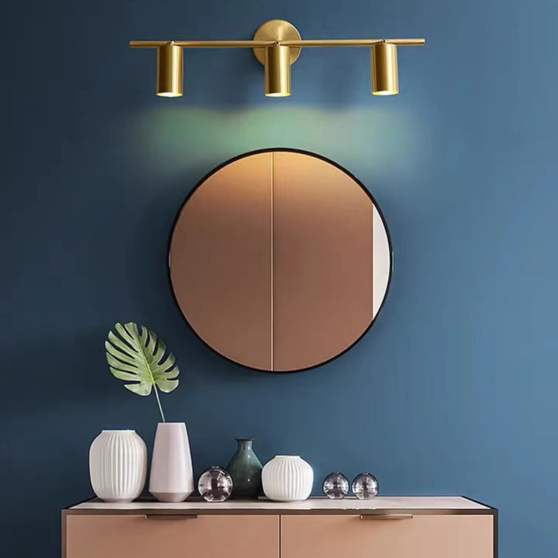 Contemporary Style Geometric Sconce Lights Metal Multi Lights Vanity Sconce