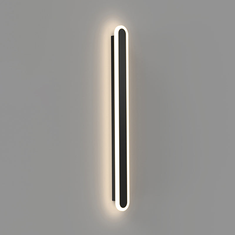 Contemporary Style Linear Sconce Lights Metal 1 Light Vanity Sconce