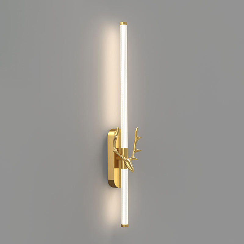 Contemporary Style Linear Sconce Lights Metal 1 Light Vanity Sconce