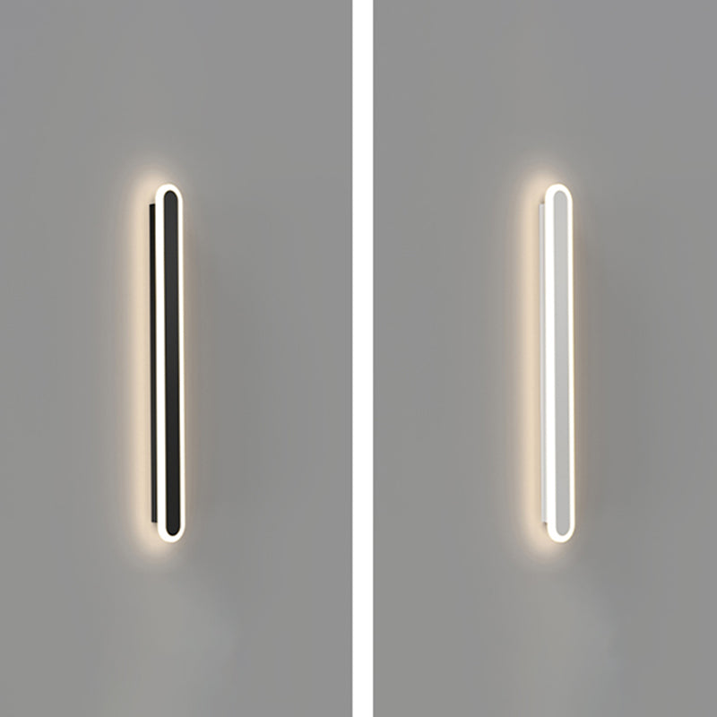 Contemporary Style Linear Sconce Lights Metal 1 Light Vanity Sconce