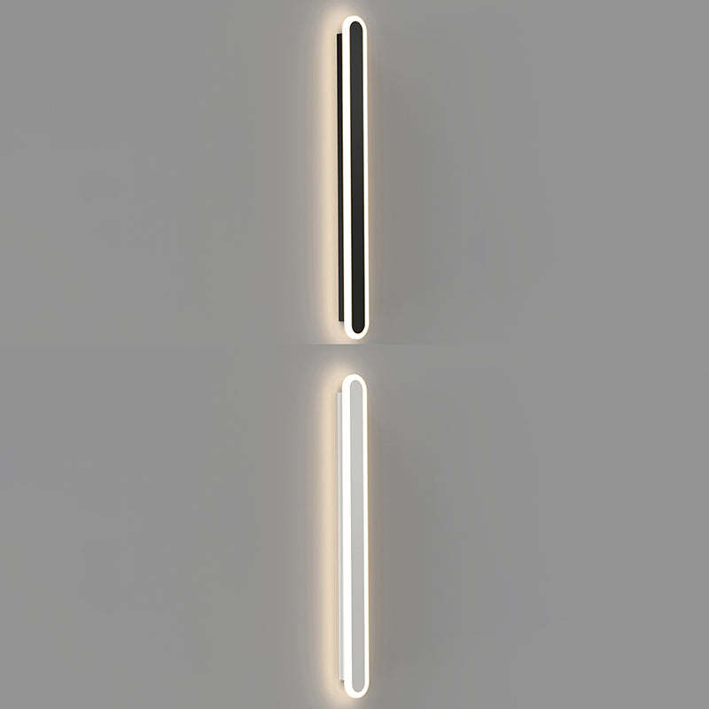 Contemporary Style Linear Sconce Lights Metal 1 Light Vanity Sconce