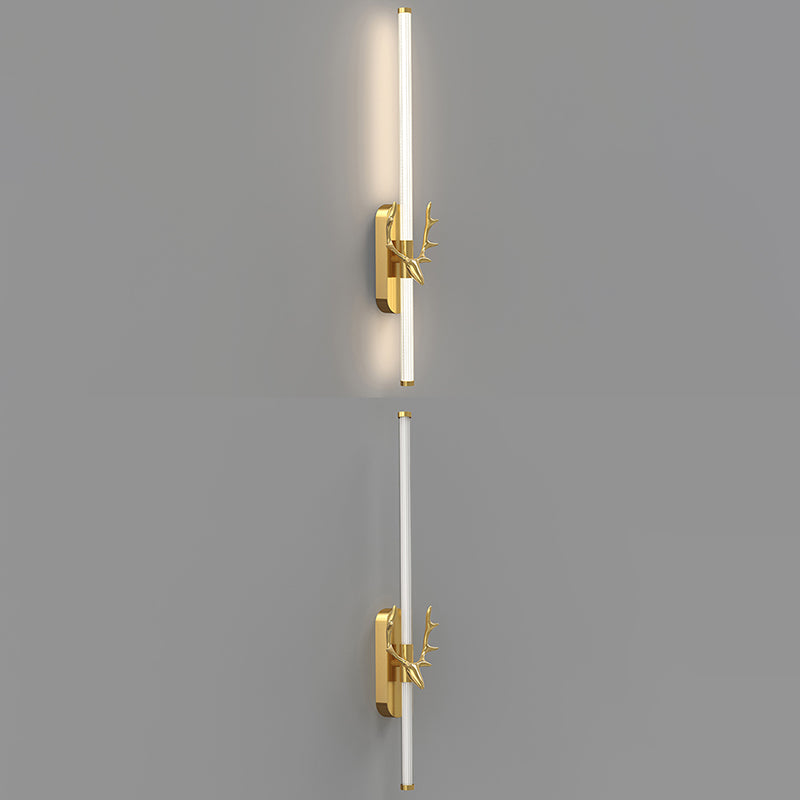 Contemporary Style Linear Sconce Lights Metal 1 Light Vanity Sconce