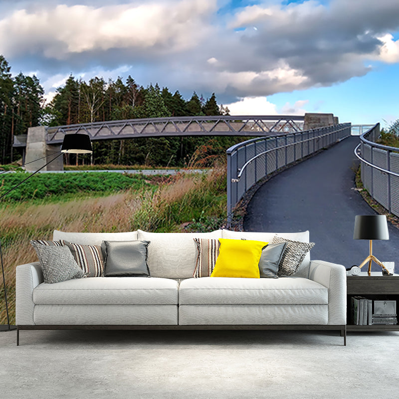 Photography Outdoor Path Wall Mural Living Room Mural Wallpaper