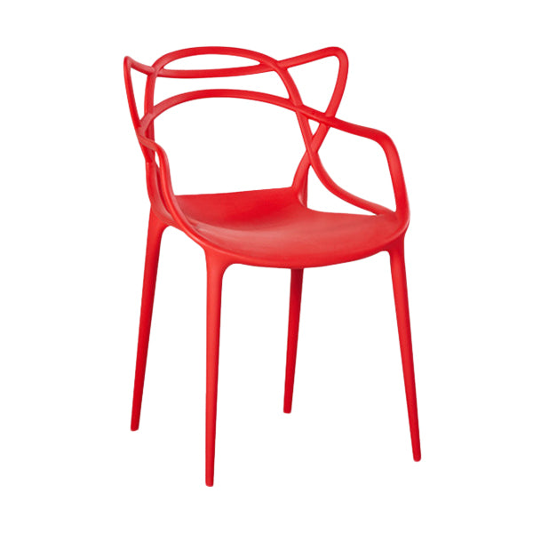 Contemporary Style Chairs Arm Chair for Kitchen with Plastic Legs