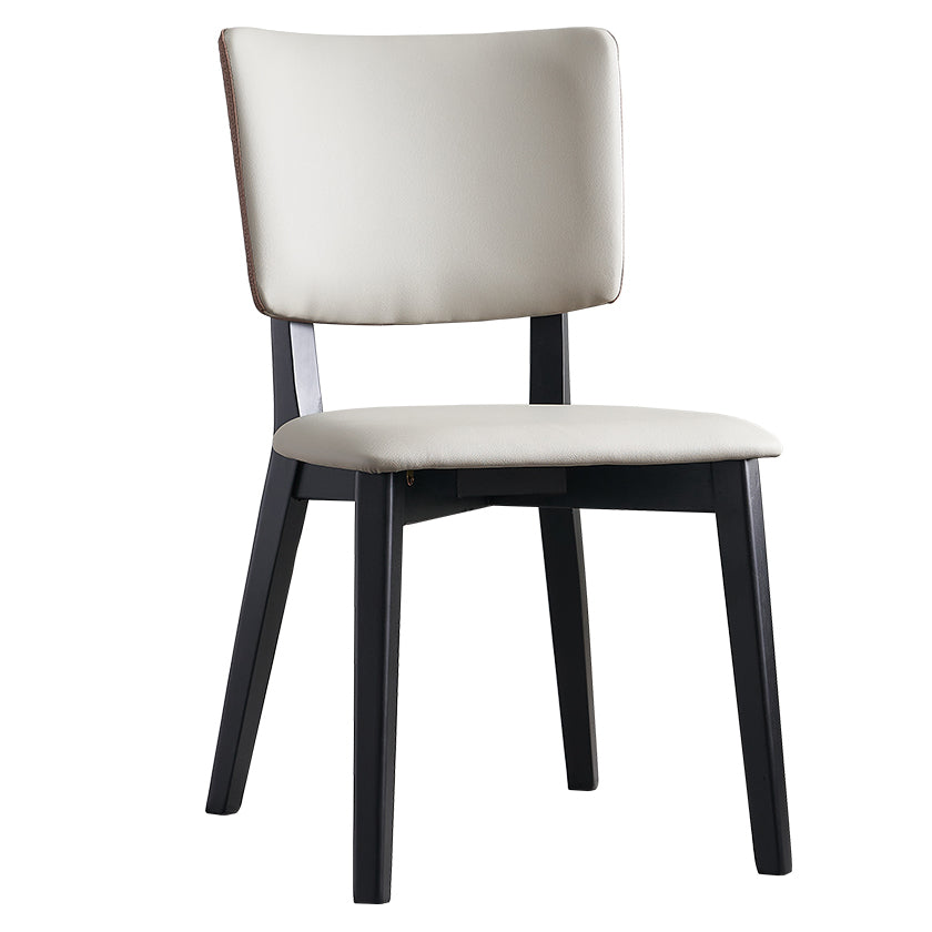 Contemporary Style Chairs Armless Chair for Kitchen with Wooden Legs