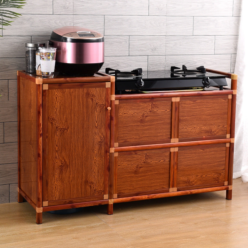 Modern Style Sideboard Brown Metal Sideboard for Living Room