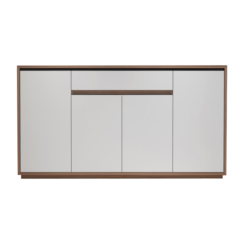 Modern Engineer Wood Cabinets Table Brown Top Sideboard for Kitchen