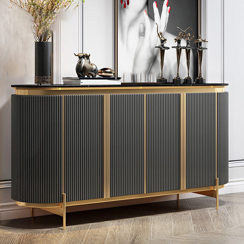 Door Contemporary Stone Sideboard Cabinet Dining Room Sideboard