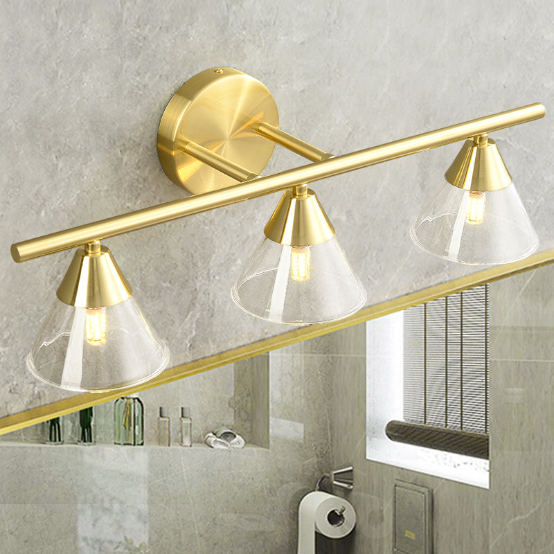 Minimalist Modern Style Vanity Wall Lamp Glass Vanity Light for Bathroom