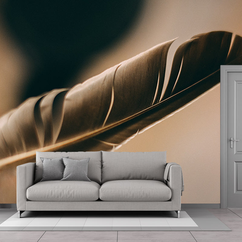 Photography Environmental Feather Wallpaper Sitting Room Wall Mural