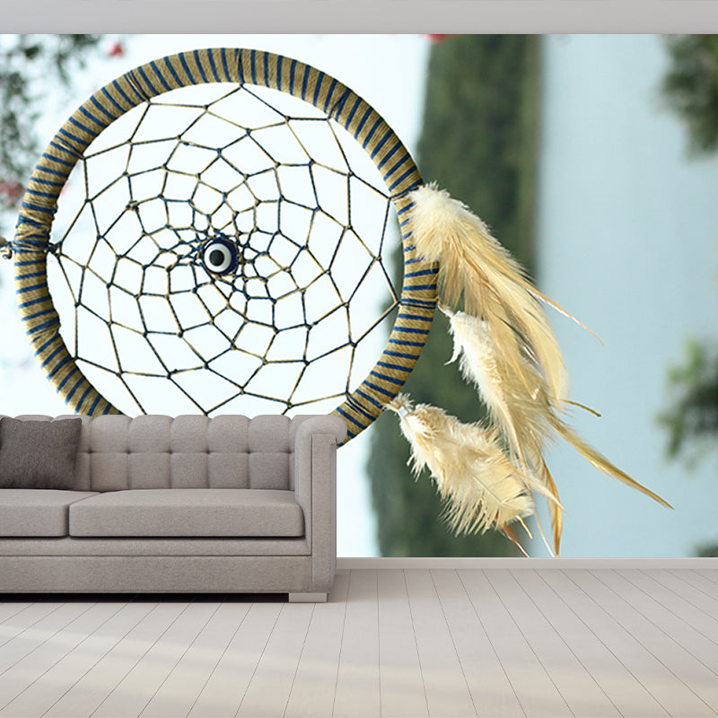 Photography Environmental Feather Wallpaper Sitting Room Wall Mural