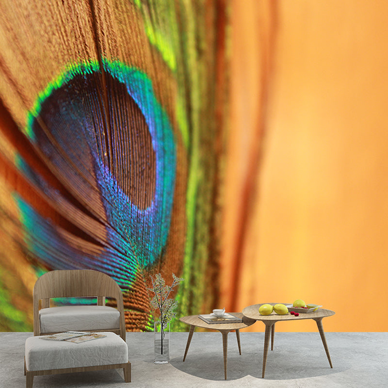 Photography Environmental Feather Wallpaper Sitting Room Wall Mural