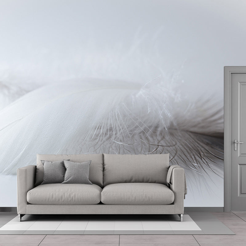 Environment Friendly Photography Wallpaper Feather Home Decor Wall Mural