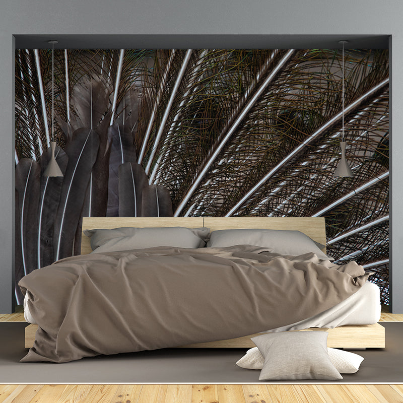 Feather Environmental Photography Wallpaper Drawing Room Wall Mural