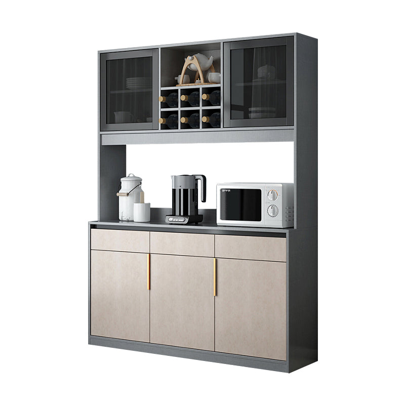 Manufactured Wood Dining Server Living Room Cabinet with Sliding Door