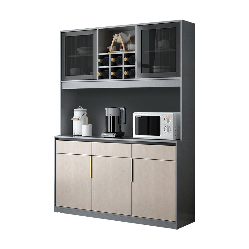 Manufactured Wood Dining Server Living Room Cabinet with Sliding Door