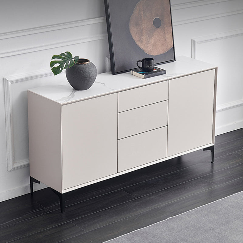 Contemporary Dining Room Sideboard 3 Drawer and 2-Door Stone Sideboard