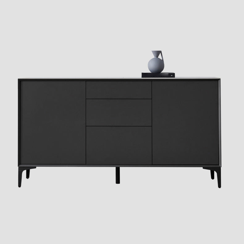 Contemporary Dining Room Sideboard 3 Drawer and 2-Door Stone Sideboard