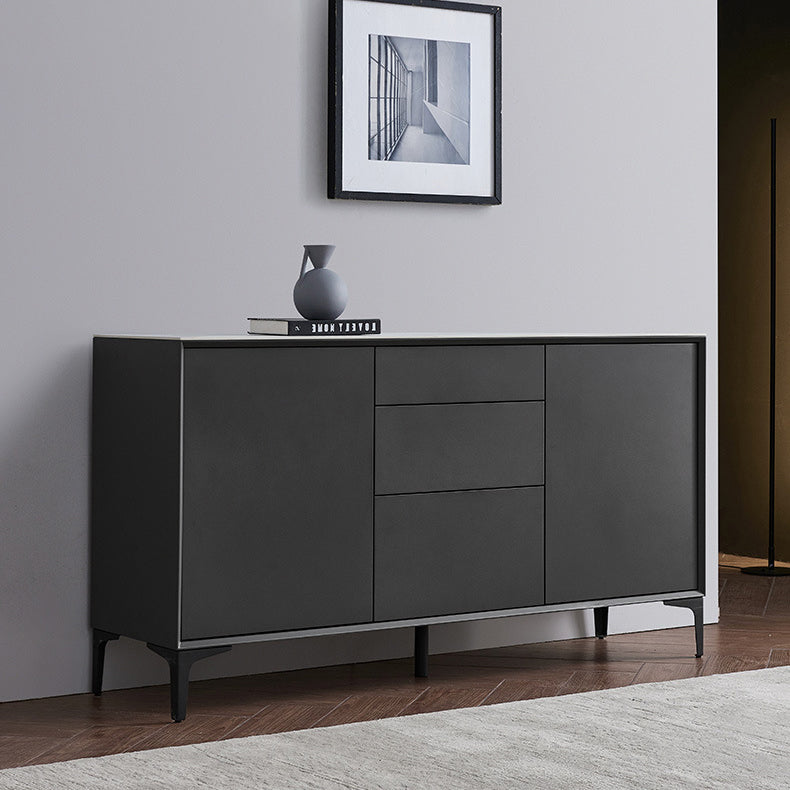 Contemporary Dining Room Sideboard 3 Drawer and 2-Door Stone Sideboard